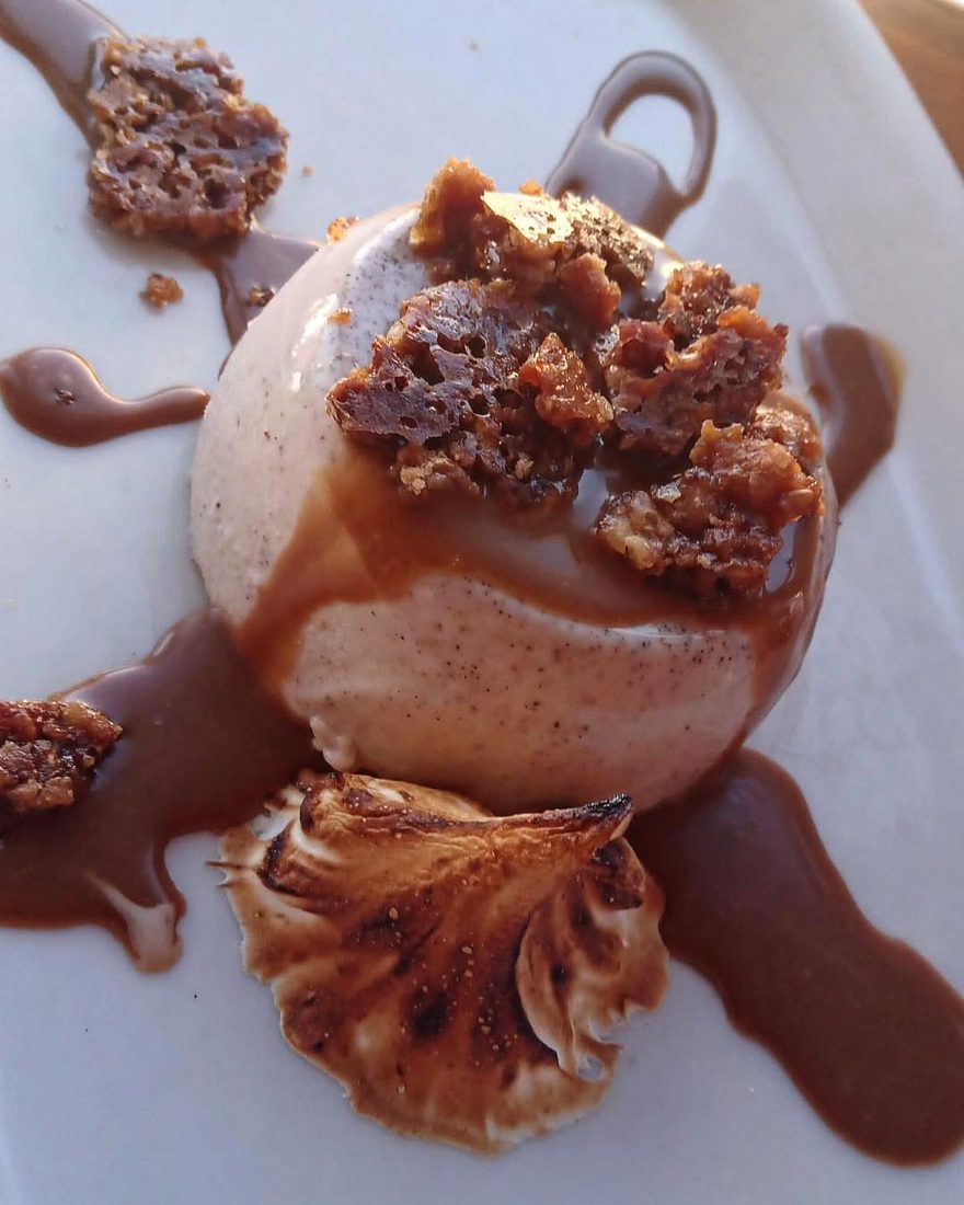 Homemade dessert at Pizzeria La Lupa